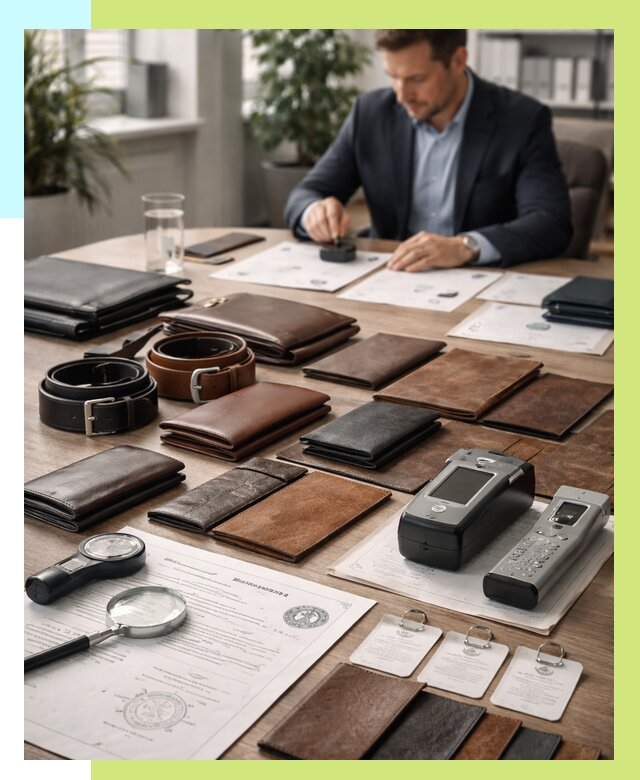 Сертификация кожаных изделий в Батайске от 12145 р. | Алешин-Бтс