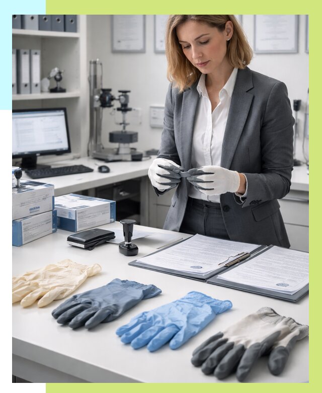 Сертификация перчаток в Батайске от 8603 р. | Алешин-Бтс