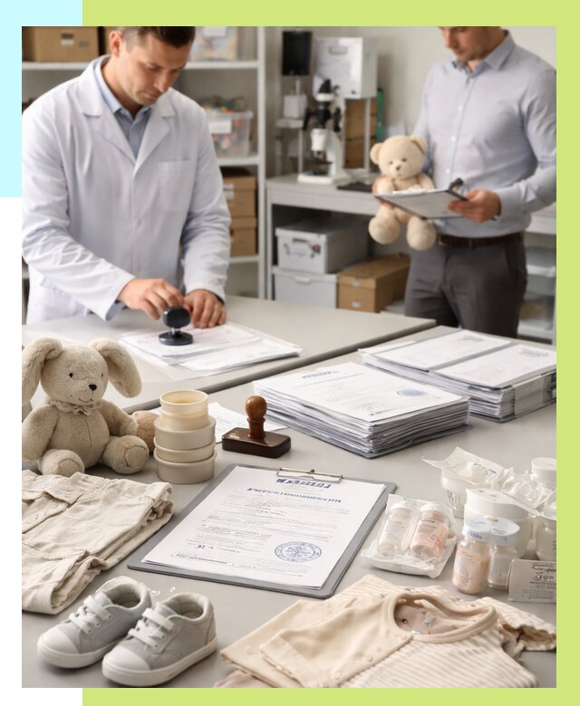 Сертификация детских товаров в Батайске от 15182 р. | Алешин-Бтс