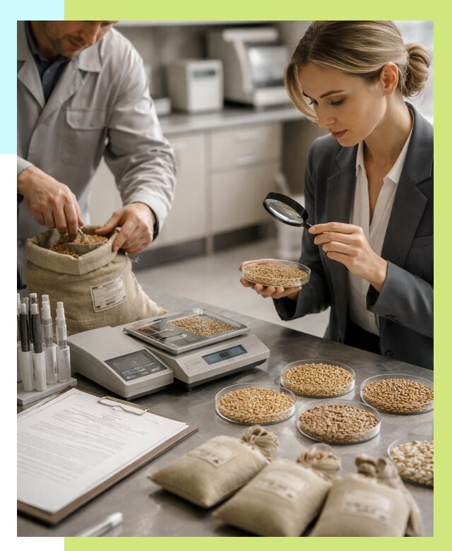 Сертификация зерна в Батайске по цене от 15182 р. | Алешин-Бтс