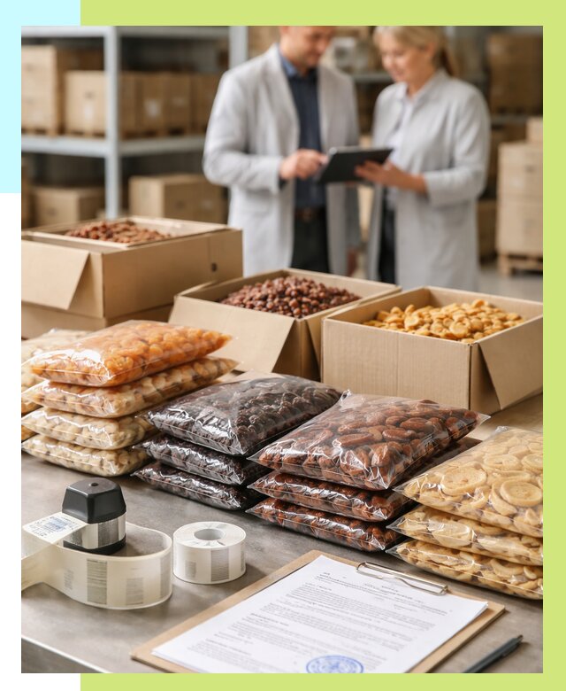 Сертификация сухофруктов в Батайске от 12145 р. | Алешин-Бтс под ключ