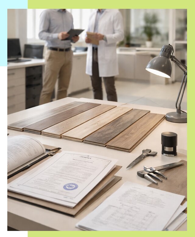 Сертификация ламината в Батайске от 18218 р. под ключ | Алешин-Бтс