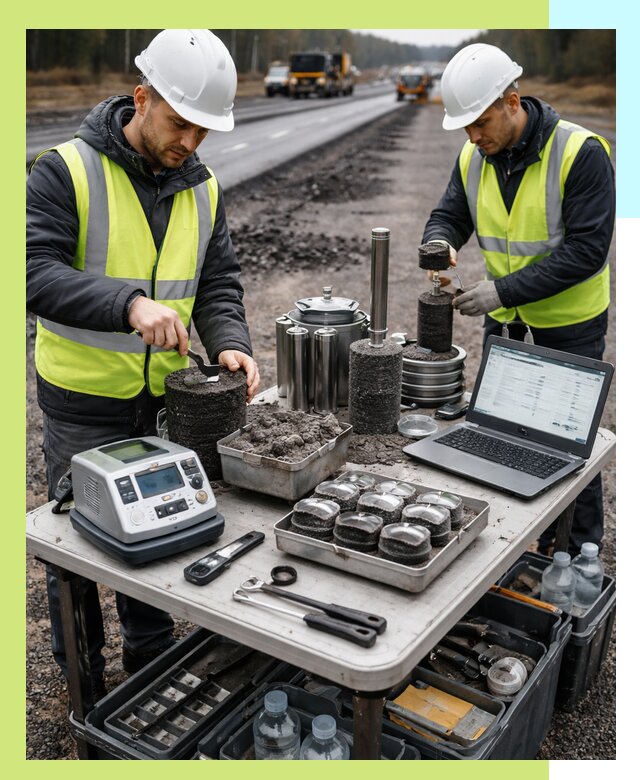 Сертификация асфальта: испытания и подтверждение в Батайске