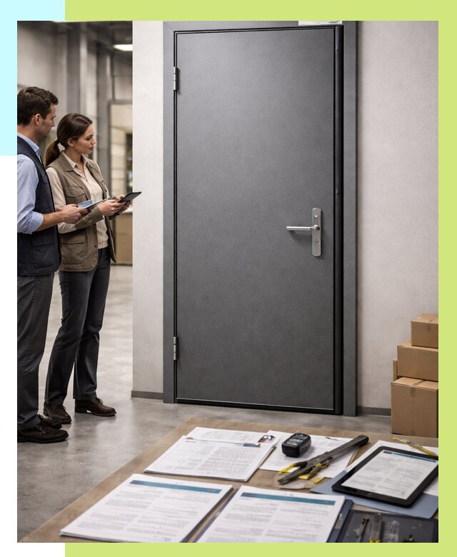 Сертификация противопожарных дверей в Батайске от 9109 р. | Алешин-Бтс