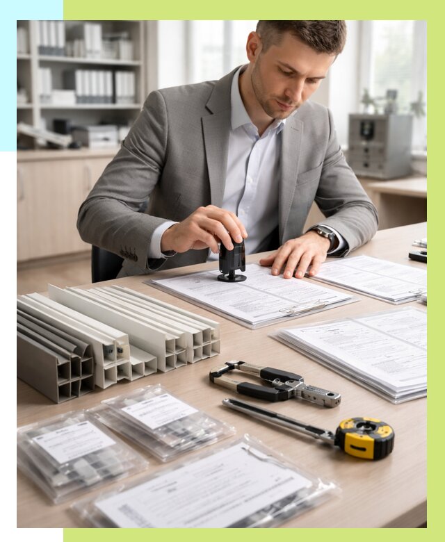 Сертификация ПВХ продукции в Батайске от 8603 р., Алешин-Бтс