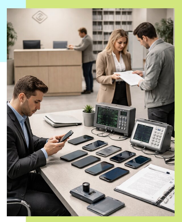 Сертификация телефонов в Батайске от 25303 р. под ключ | Алешин-Бтс