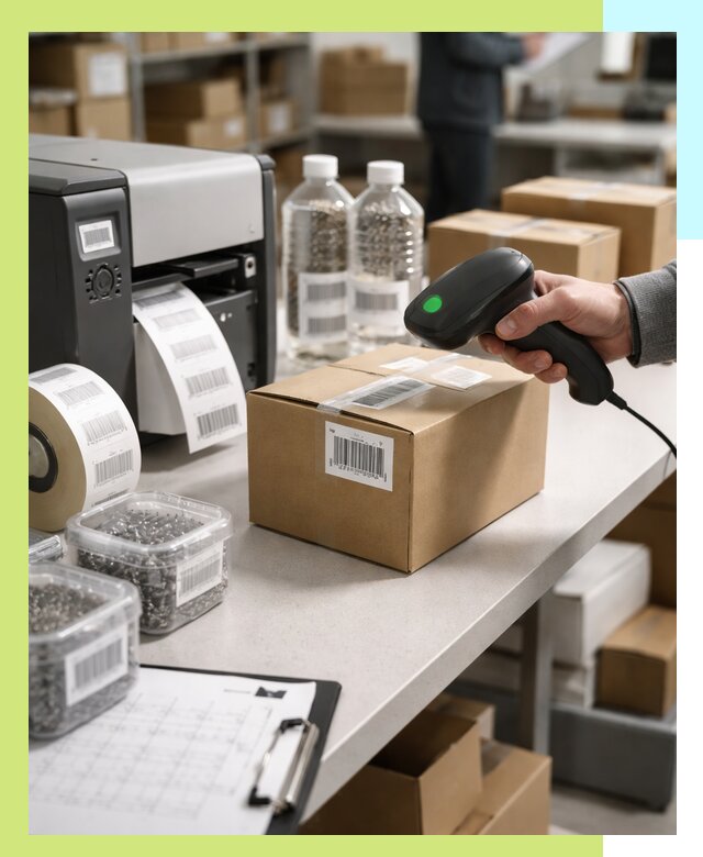 Штрихкодирование продукции и маркировка для продажи в Батайске