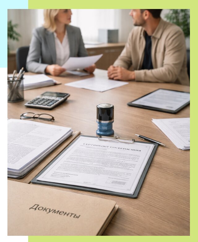 Сертификат соответствия на продукцию в Батайске от 15182 р.|Алешин-Бтс