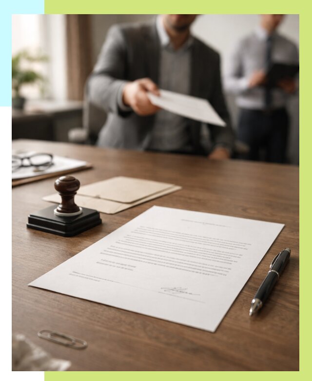 Отказное письмо по сертификации в Батайске от 3542 р. | Алешин-Бтс