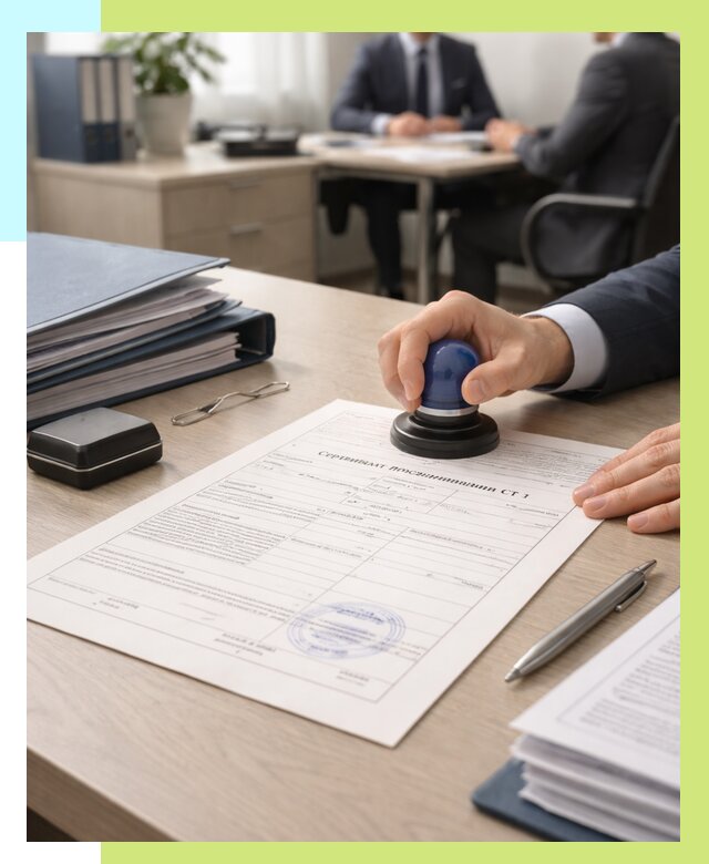 Сертификат происхождения СТ 1 в Батайске от 4554 р. | Алешин-Бтс