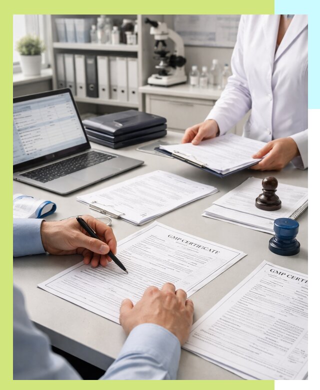 Оформление сертификата GMP в Батайске для фармпроизводства