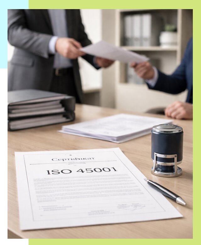 Сертификат ISO 45001 в Батайске под ключ от 45545 р. | Алешин-Бтс