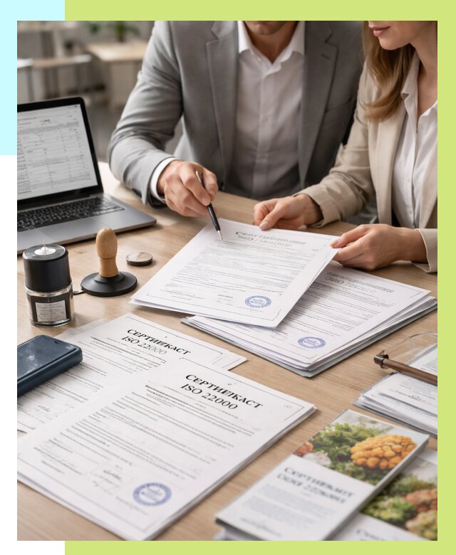 Сертификат ISO 22000 в Батайске от 40484 р. под ключ | Алешин-Бтс