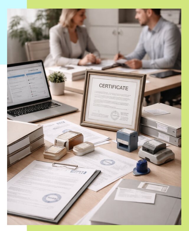 Сертификация компании в Батайске от 45545 р. | Алешин-Бтс — заказ